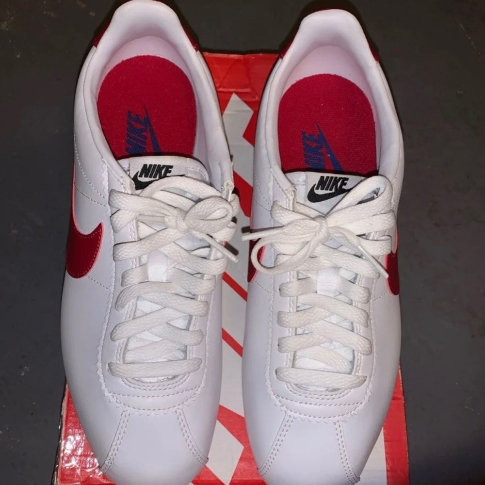 White Nike Cortez